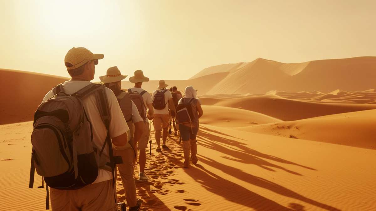 touristes sahara