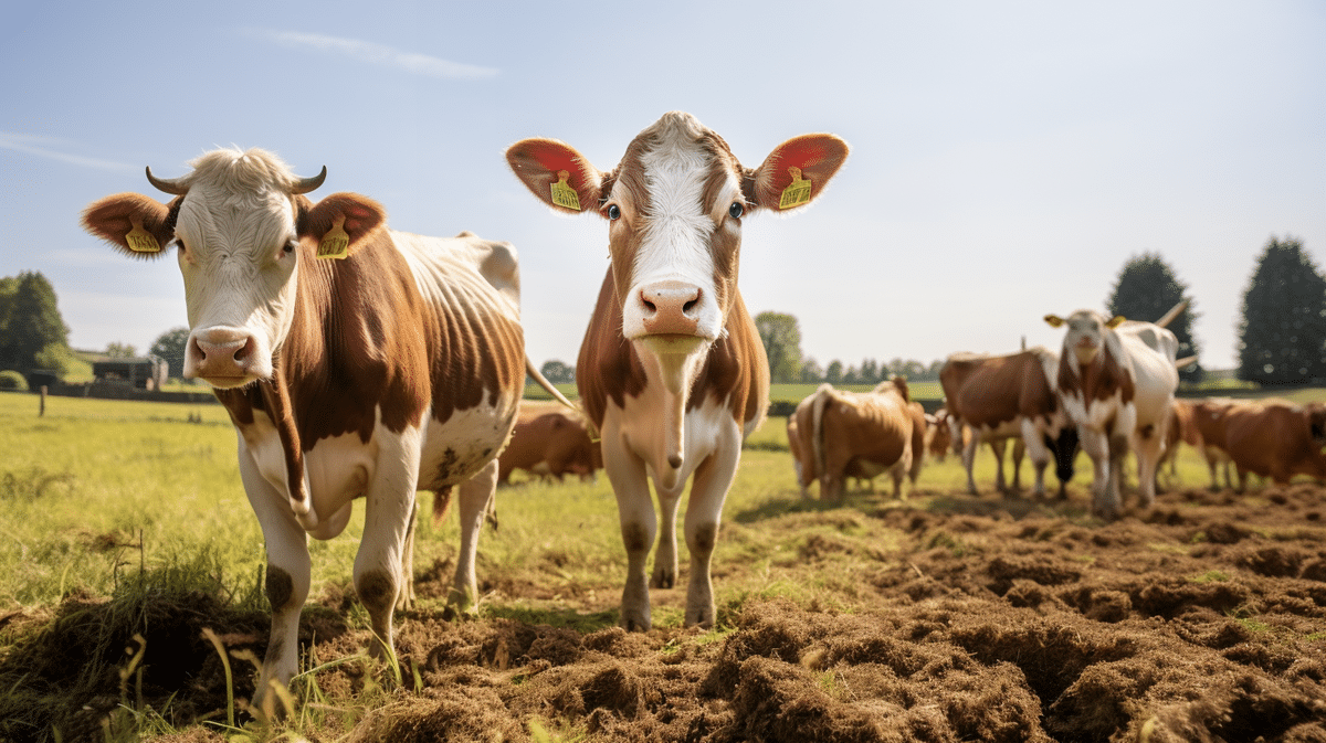 Vaches à la ferme de Paris