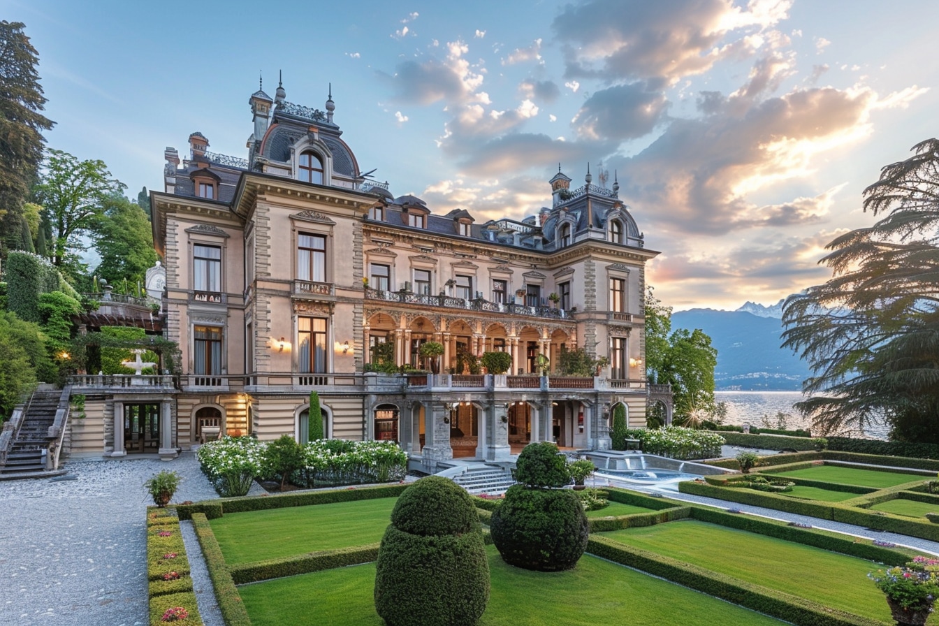 Les plus beaux hôtels autour du lac Léman : des établissements d’exception en France et en Suisse