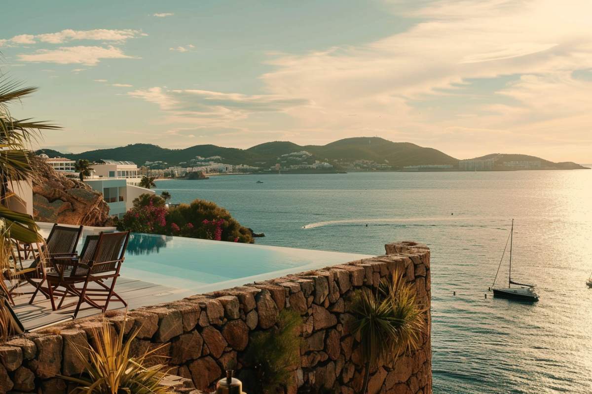 terrasse villa Ibiza