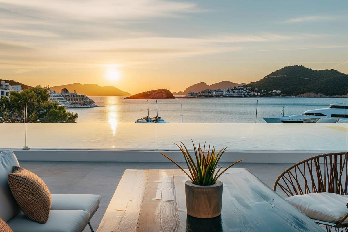vue sur la mer Ibiza