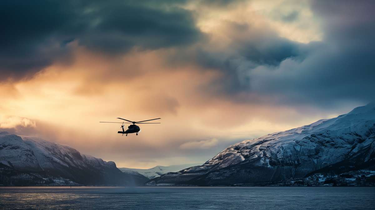 Hélicoptère Les fjords de Norvège
