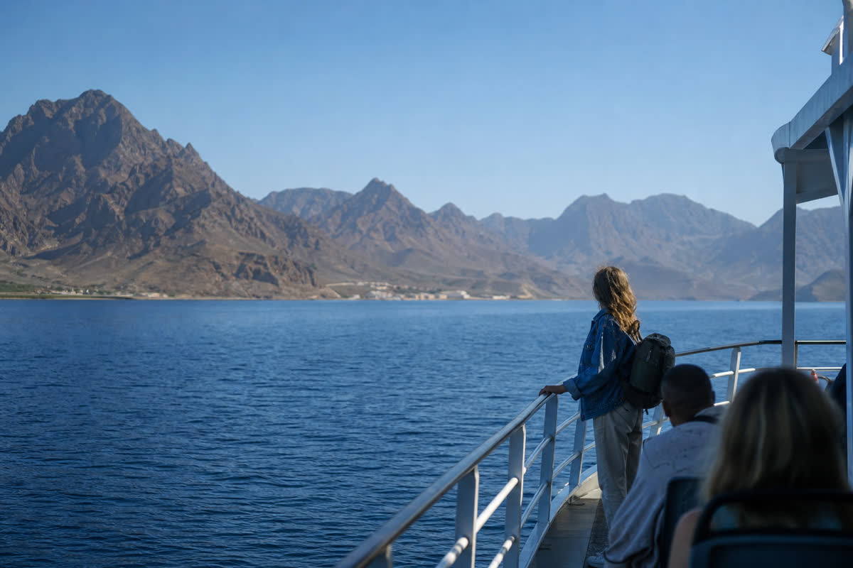 Traversée en bateau entre les îles du Cap-Vert