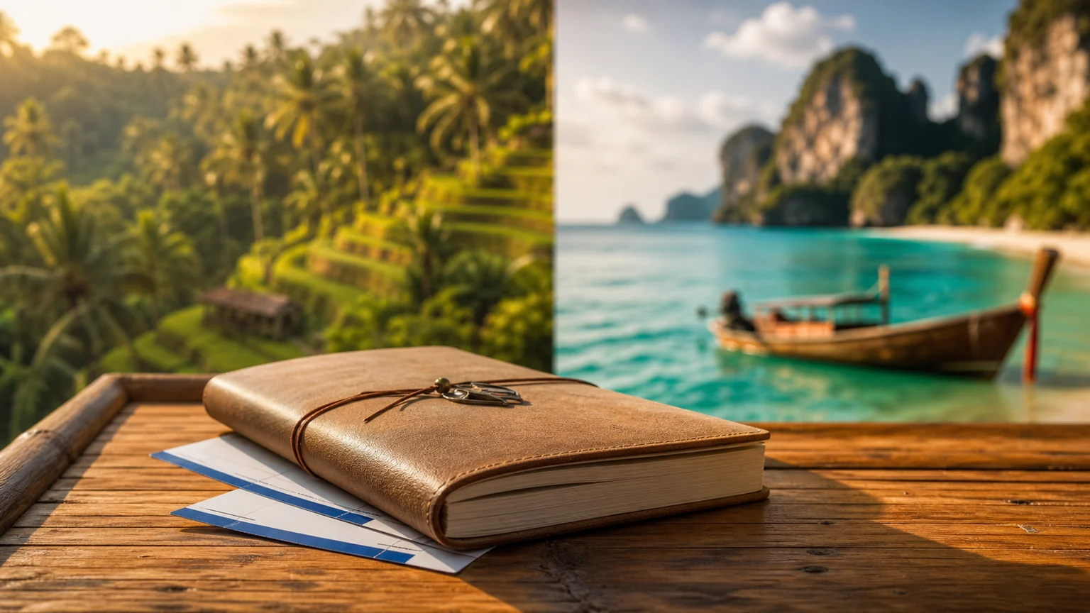 Ambiance de comparaison entre Bali et la Thaïlande pour choisir sa destination